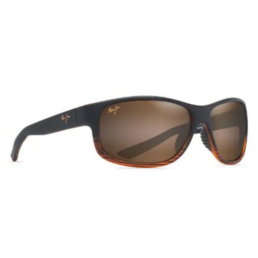 Sunglasses - Maui Jim KAIWI CHANNEL Dark Brown Stripe/Bronze Γυαλιά Ηλίου